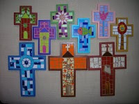 Originales Mosaicos para tus santitos...