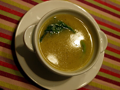  Crema de verduras con tapioca 