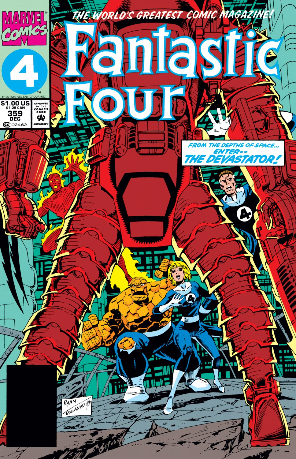 Read online Fantastic Four (1961) comic -  Issue #359 - 1