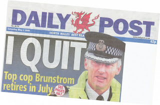 Chief Constable of North Wales Police, Richard Brunstrom resignation