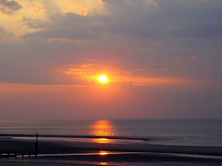 Sunset at Rhyl by Kaybiwan Malcolm Jones, Rhyl musician writer
