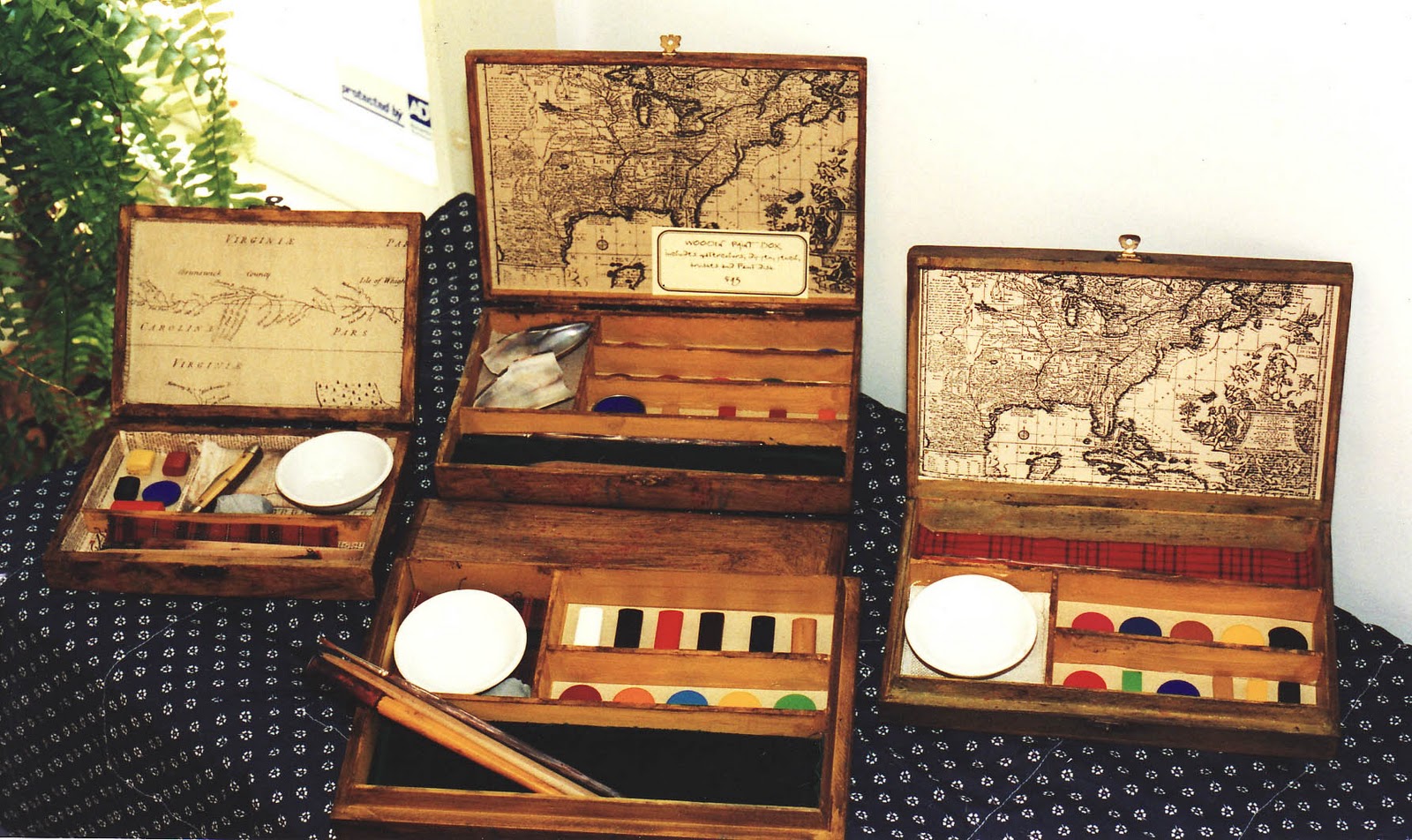 Ken Scott American Frontier Artist Handmade Art Boxes/Paintsets
