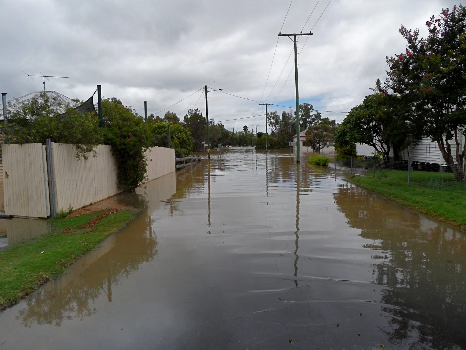 Serene Evacuation Warning Issued As Flood Peak Looms For Chinchilla Scene Nature
