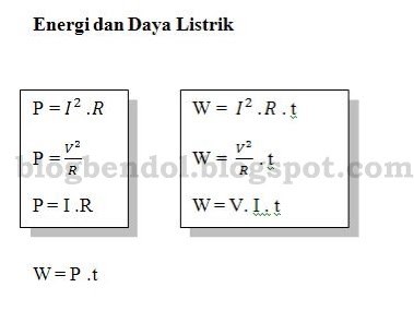 Hot Tips Energi dan Daya listrik Rumus Fisika Hot Tips Energi dan Daya listrik Rumus Fisika
