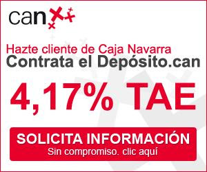Depósito CAN de Caja Navarra al 4,17% TAE