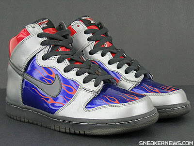 optimus prime nike dunks