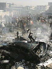 gaza durante i bombardamenti