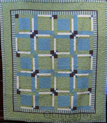 Wedding Quilt, quilted by Angela Huffman