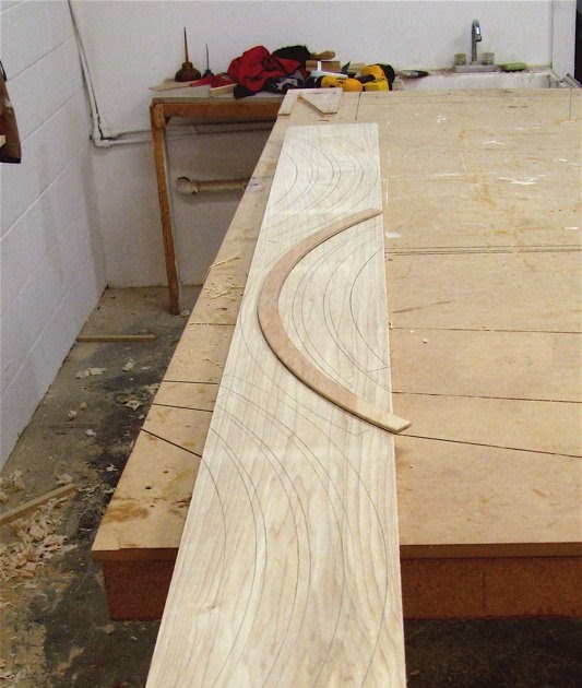 The Wood Mechanic Pedestal Table Curved Aprons