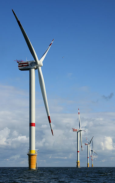 5MW wind turbines on this wind farm