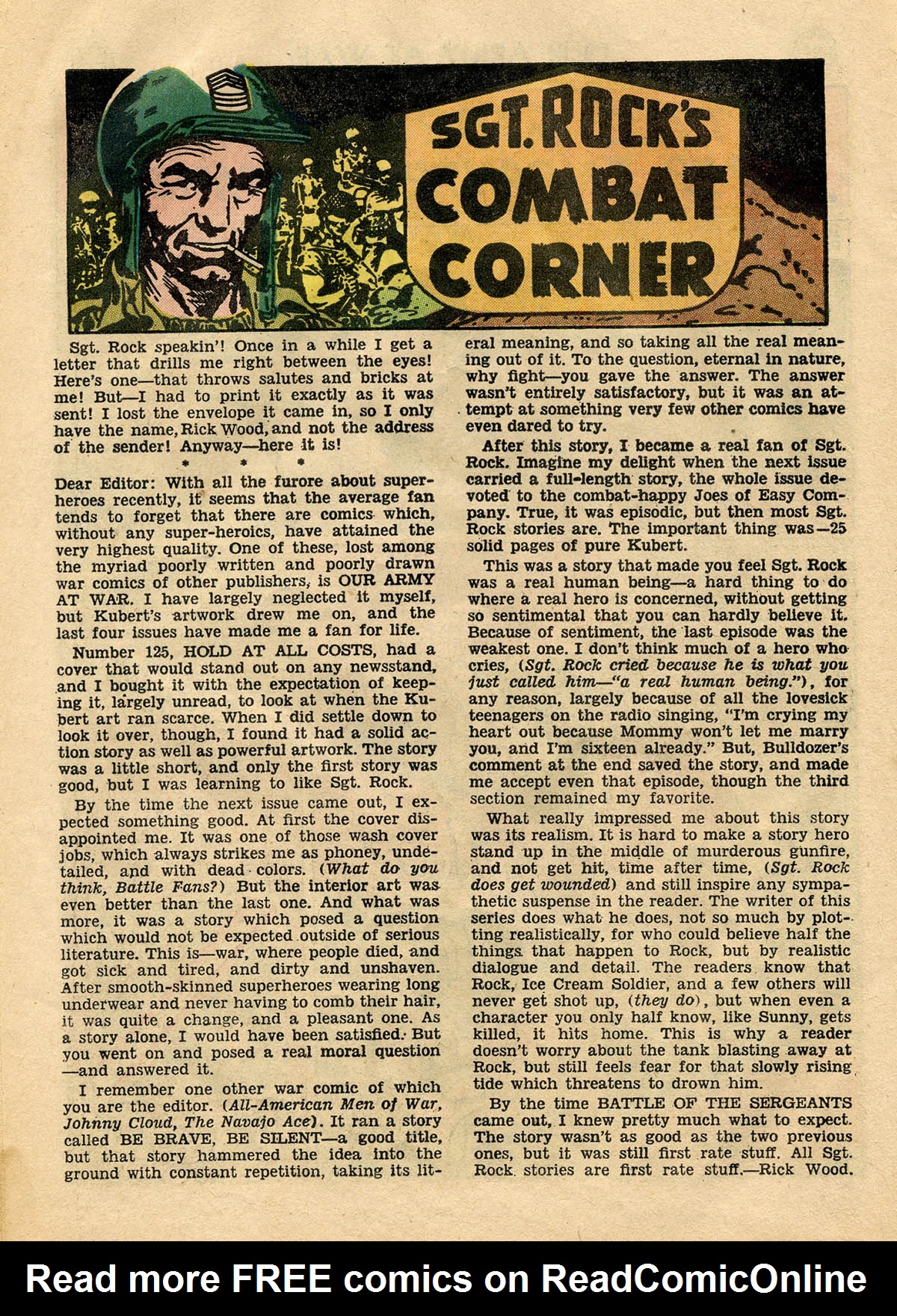Read online Our Army at War (1952) comic -  Issue #143 - 22