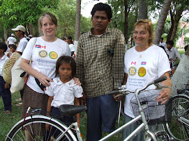 Rotarian Debra Selkirk & AMFW Sponsored Girl
