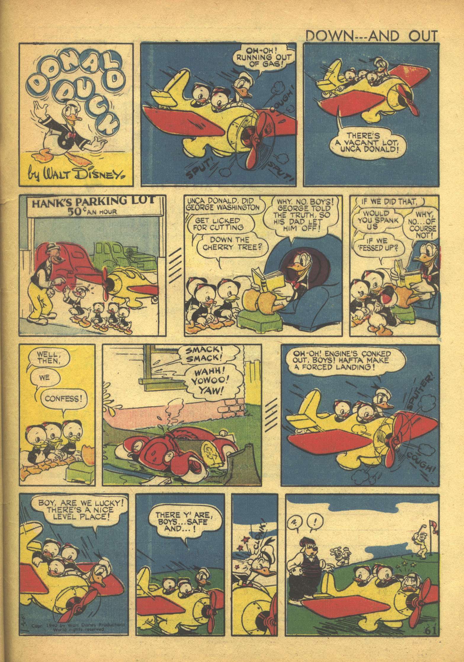 Read online Walt Disney's Comics and Stories comic -  Issue #28 - 63
