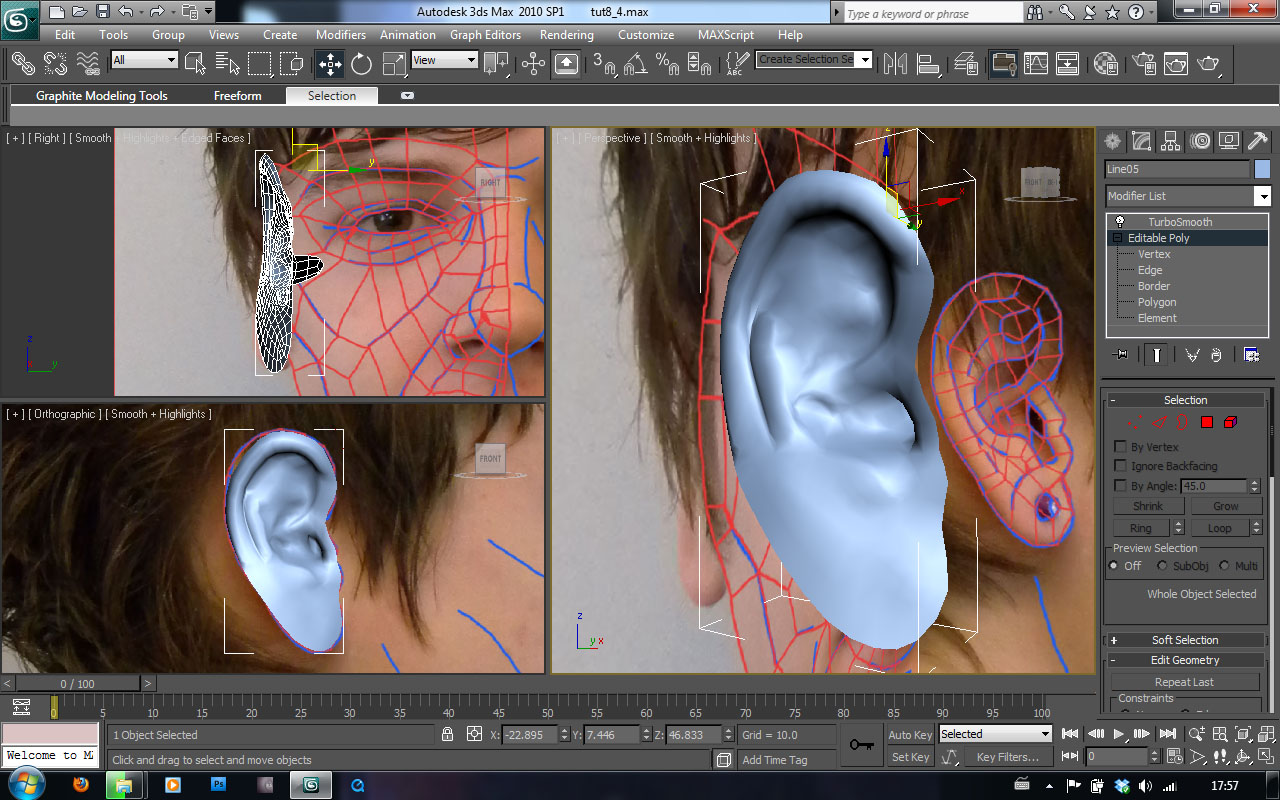 Virtual Environments Head Modelling Modelling; Part 5