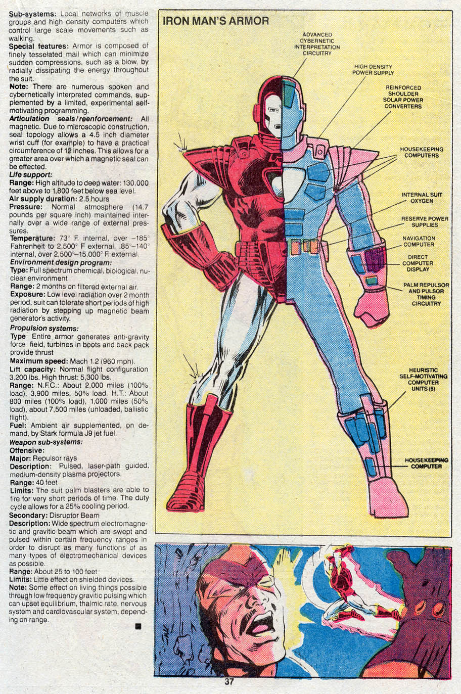 Read online The Official Handbook of the Marvel Universe Deluxe Edition comic -  Issue #6 - 39