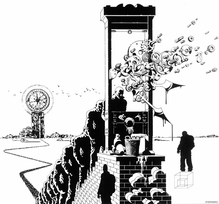 En todo el colodrillo “¡Arrepiéntete, Arlequín!, dijo el señor Tictac