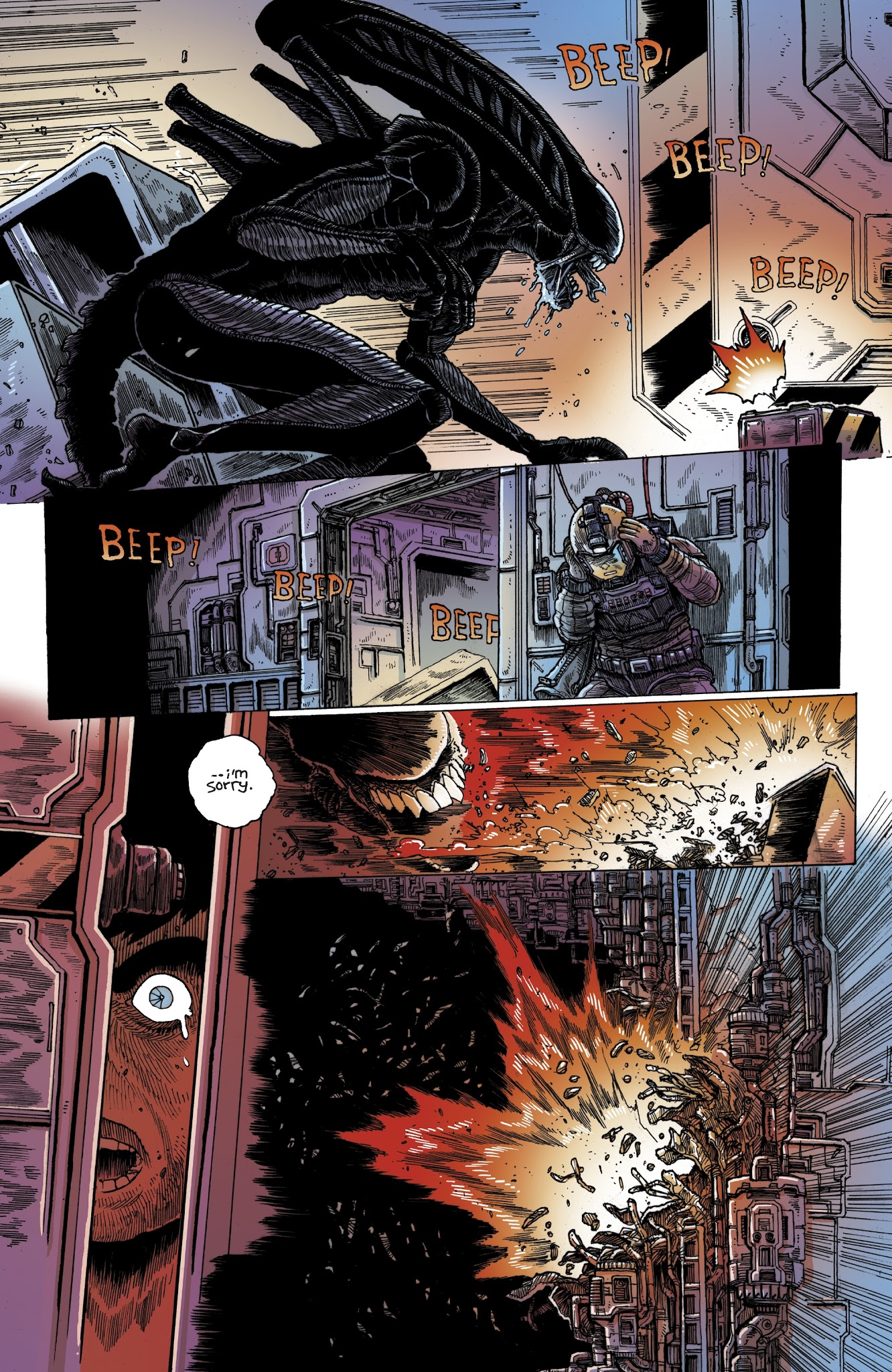 Read online Aliens: Dead Orbit comic -  Issue #4 - 12