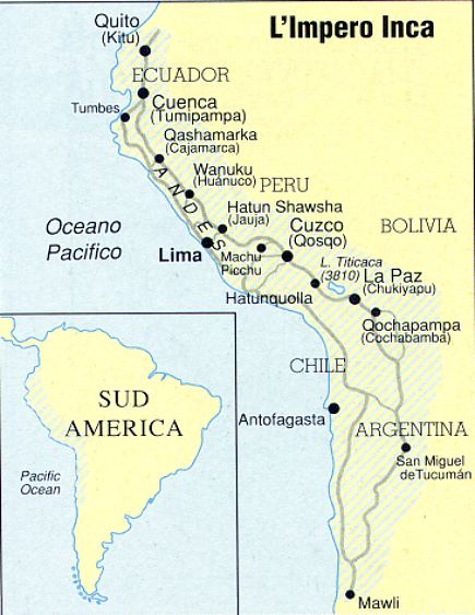 Movimiento para la reclamación de "Alto Perú": L'Impero Inca