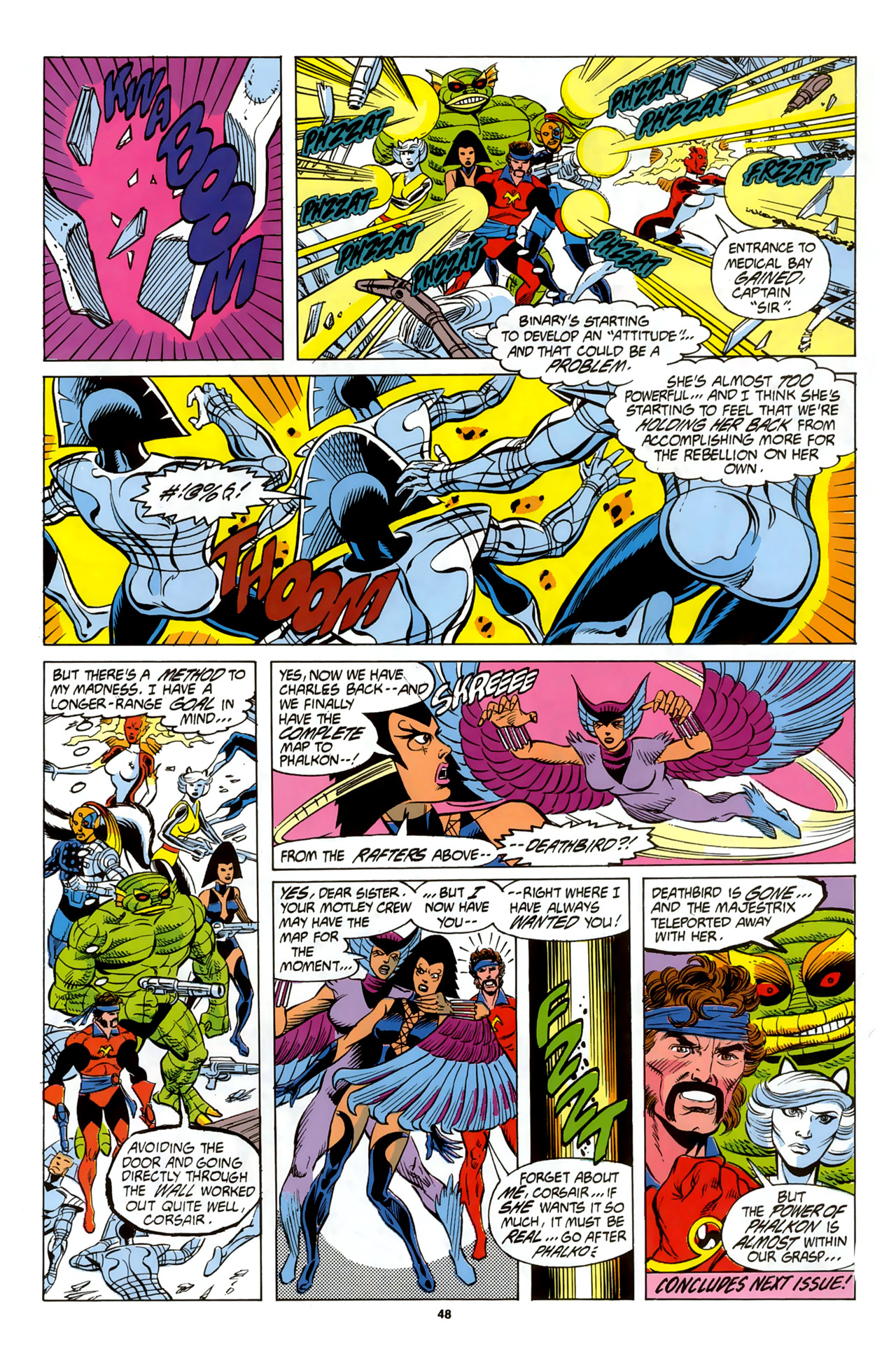 Read online X-Men Spotlight On...Starjammers comic -  Issue #1 - 50