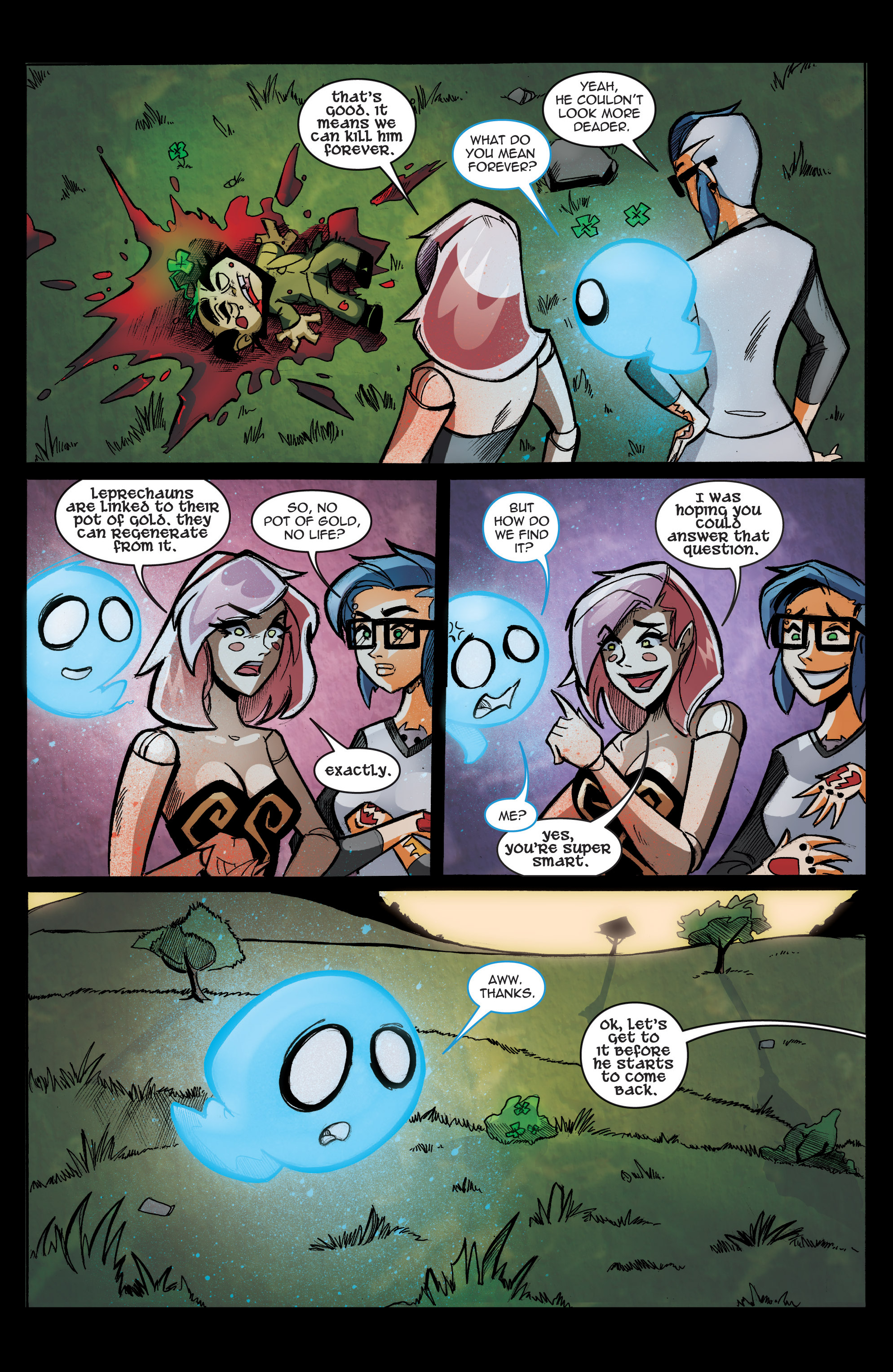 Read online Dollface comic -  Issue # _Special - St. Patrick’s Day Special 2017 - 18