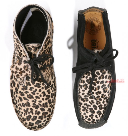 clarks leopard shoes
