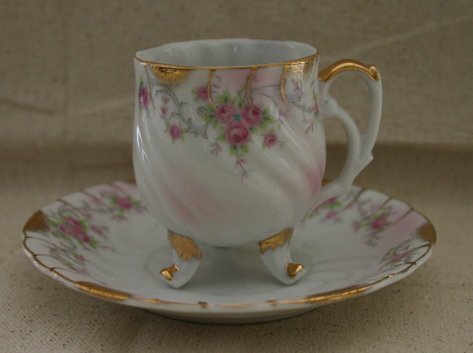 Home is Where the Heart is Part Two 3 legged Tea Cups