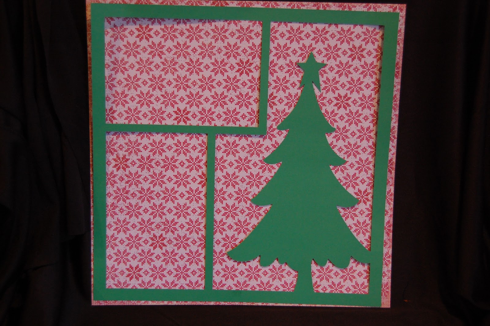 She's a Sassy Lady: Laser Cut Christmas Tree Layout