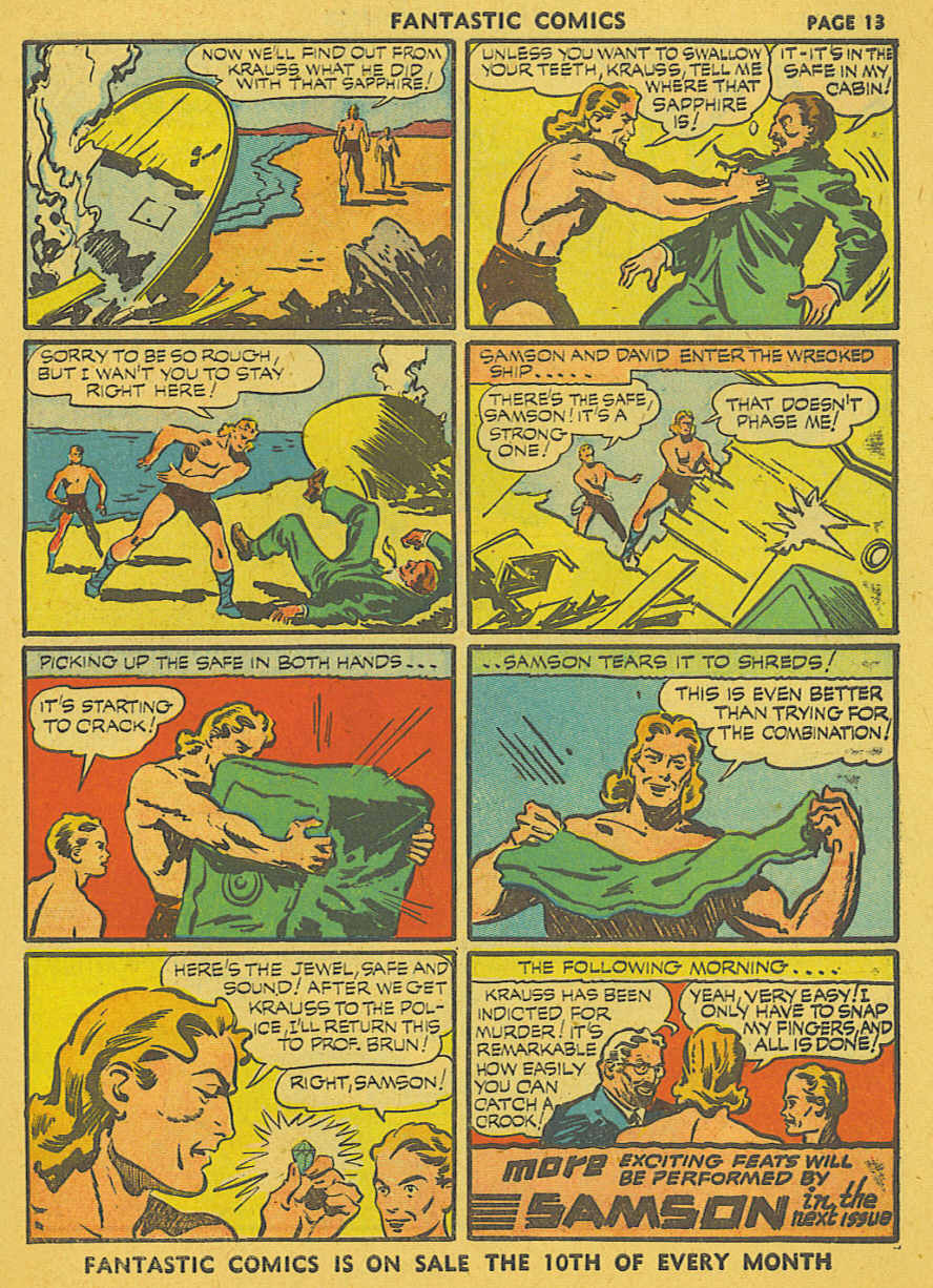 Read online Fantastic Comics comic -  Issue #19 - 14