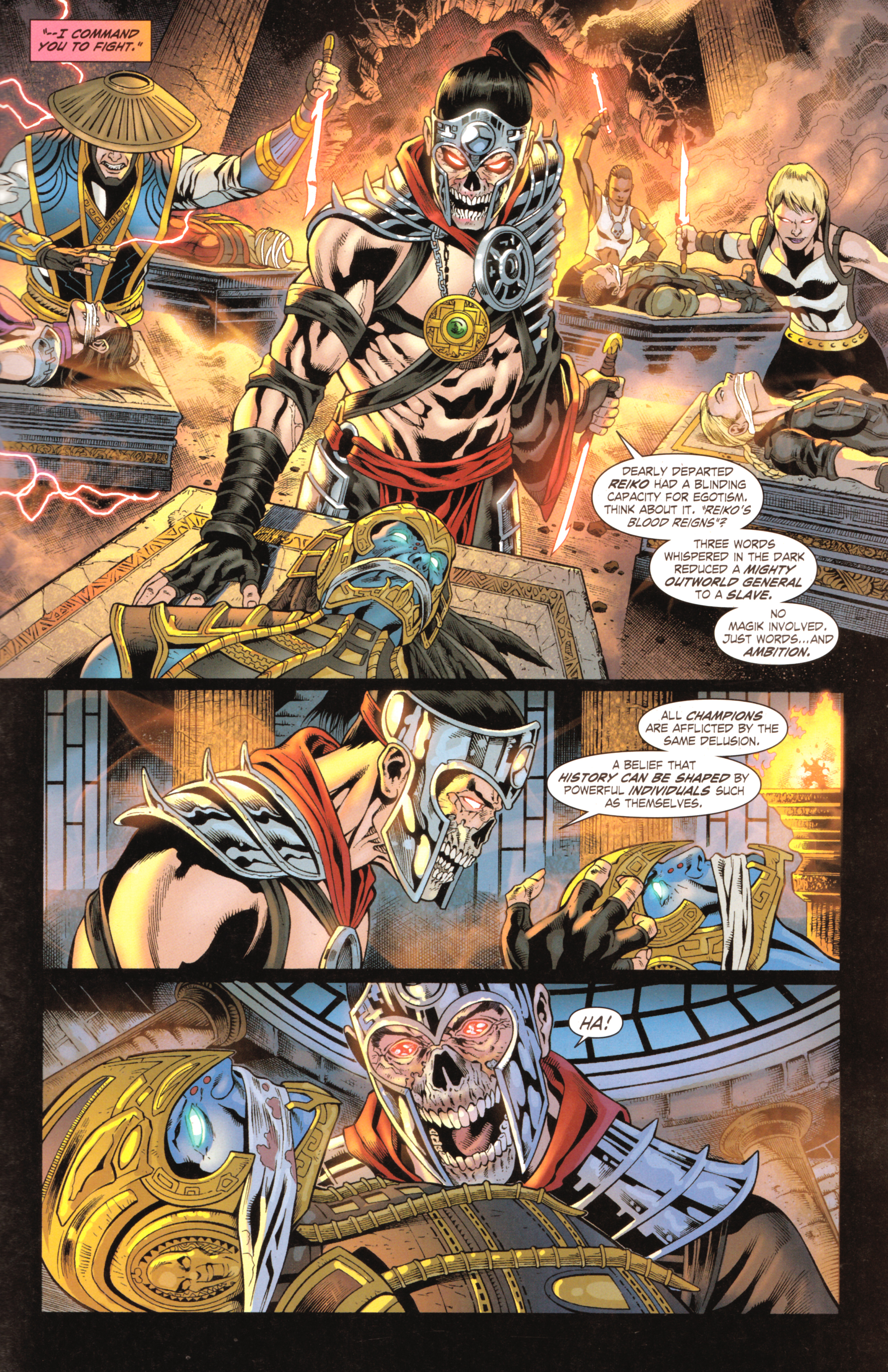 Read online Mortal Kombat X [II] comic -  Issue #10 - 33