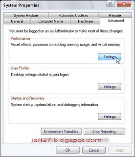 Cara Mengatur Virtual Memori