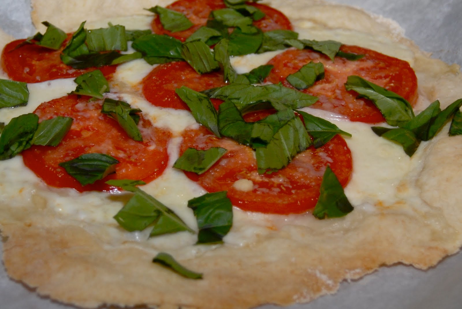 Dinner From Last Night Margherita Flatbread Pizza