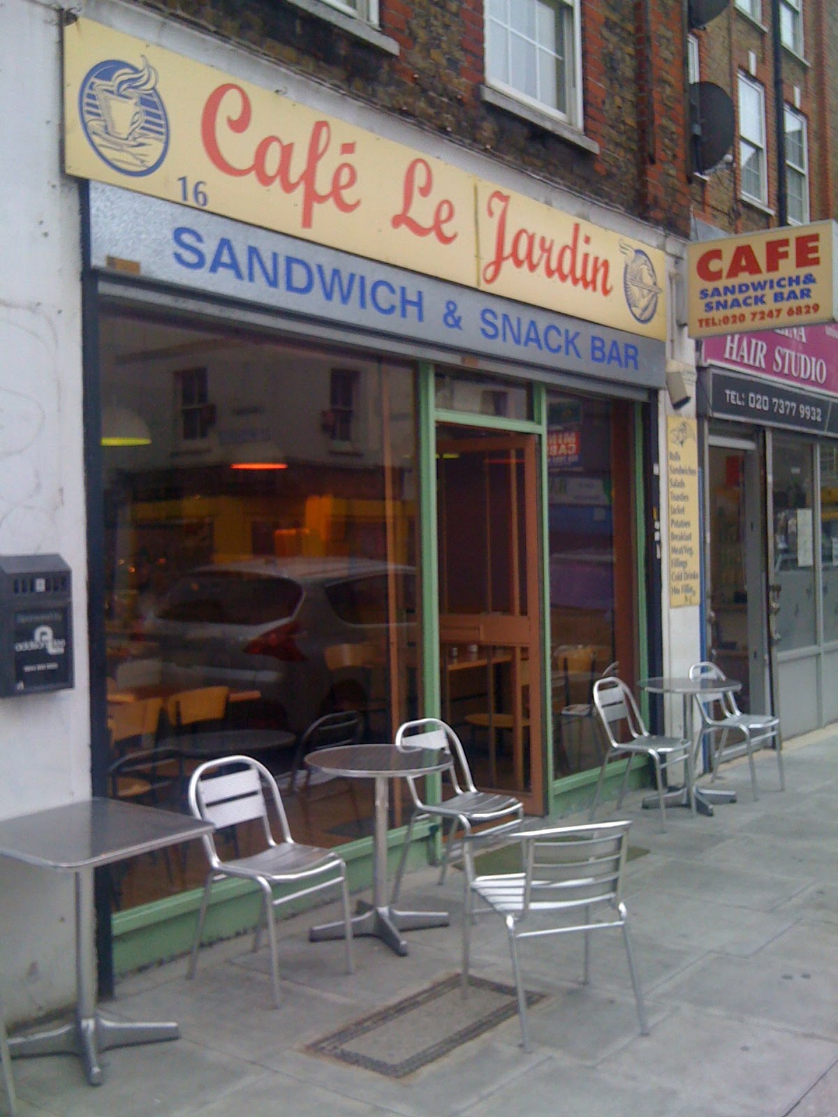 The Fry up Inspector: Cafe Le Jardin - London
