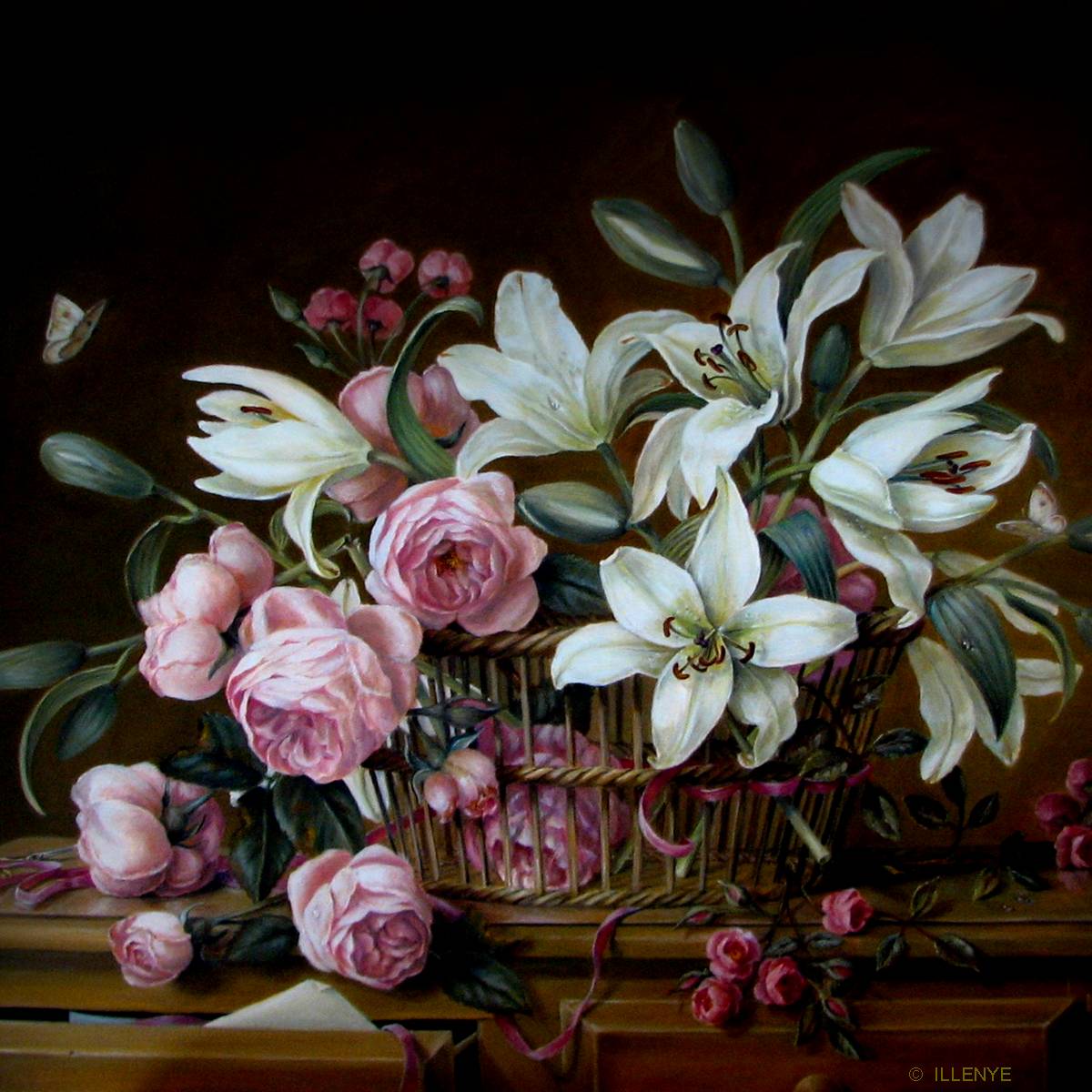 Oil Paintings Of Roses 