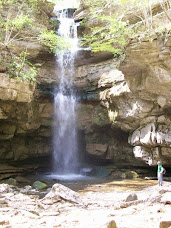 Waterfall outside of Lost Creek Cave