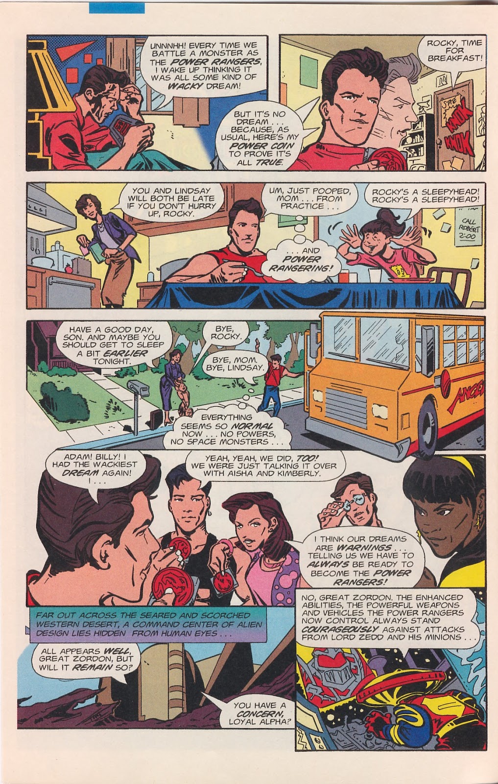 Saban's Mighty Morphin Power Rangers (1994) issue 6 - Page 4