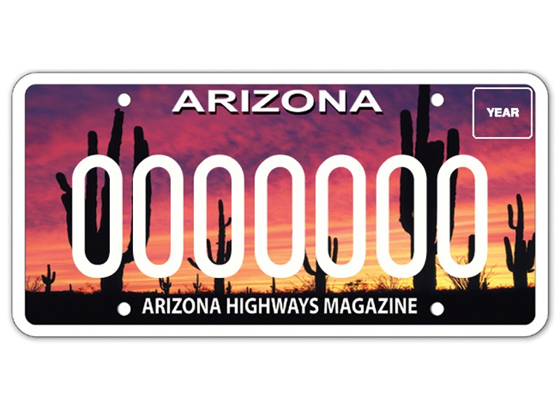 Arizona Drivers Love Vanity License Plates