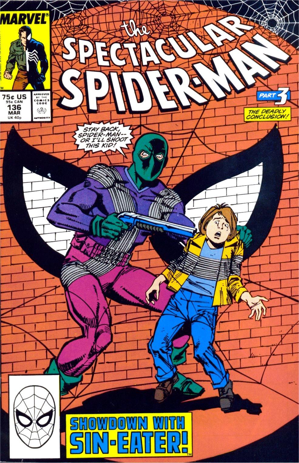 Read online The Spectacular Spider-Man (1976) comic -  Issue #136 - 1