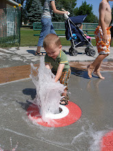 Liam in the water!