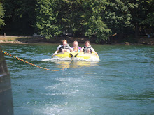 Even Grace went tubing