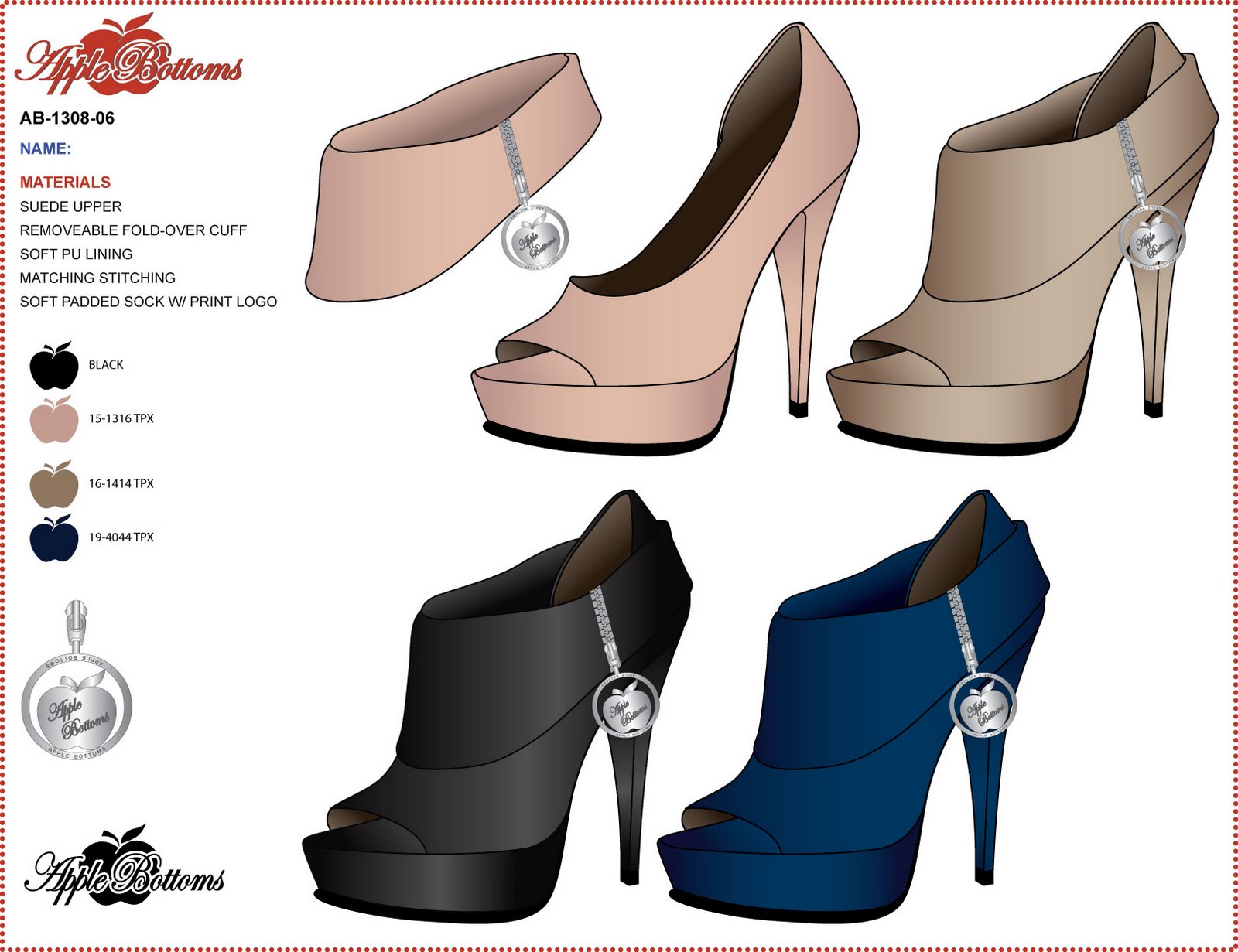 Ju's Portfolio Footwear Design