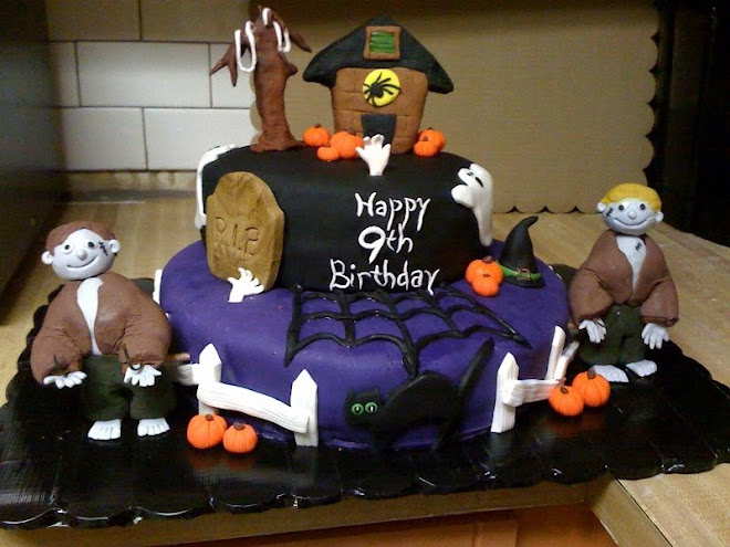Spooky Halloween Cake