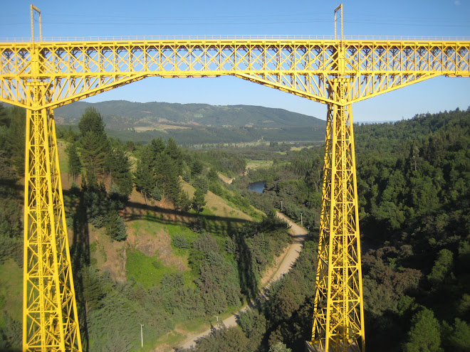 A Yellow Bridge and a nice valley.