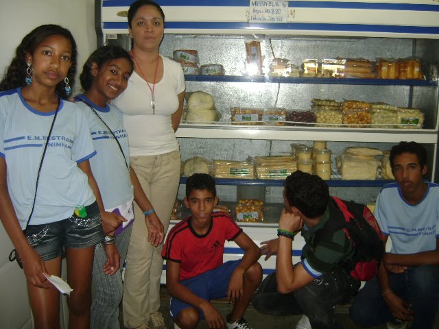 Visita ao mercado municipal com a prof.Adriana