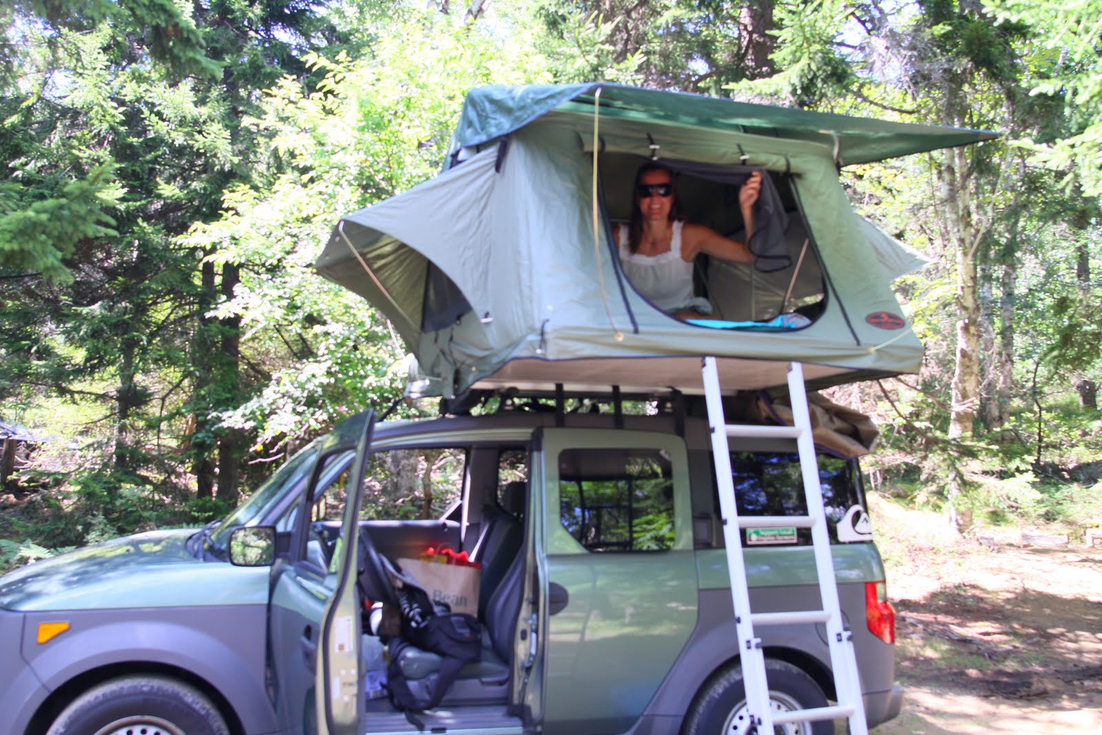 Honda Element Roof Top Tent & Attached Images