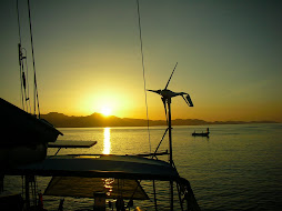 Sunrise with fisherman