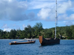 Double canoe sailboat