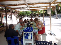 Dining with our hosts