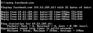 Pada kesempatan ini mumpung ada koneksi nie Mengetahui Alamat IP Sebuah Website