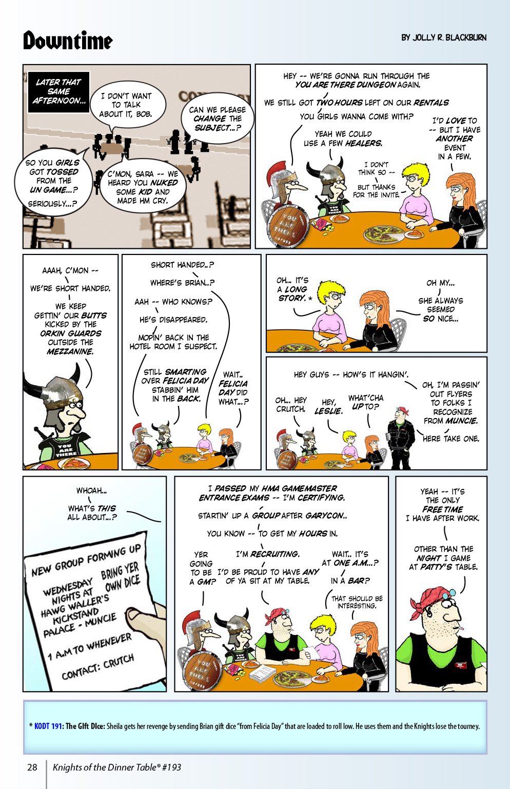 Read online Knights of the Dinner Table comic -  Issue #193 - 30