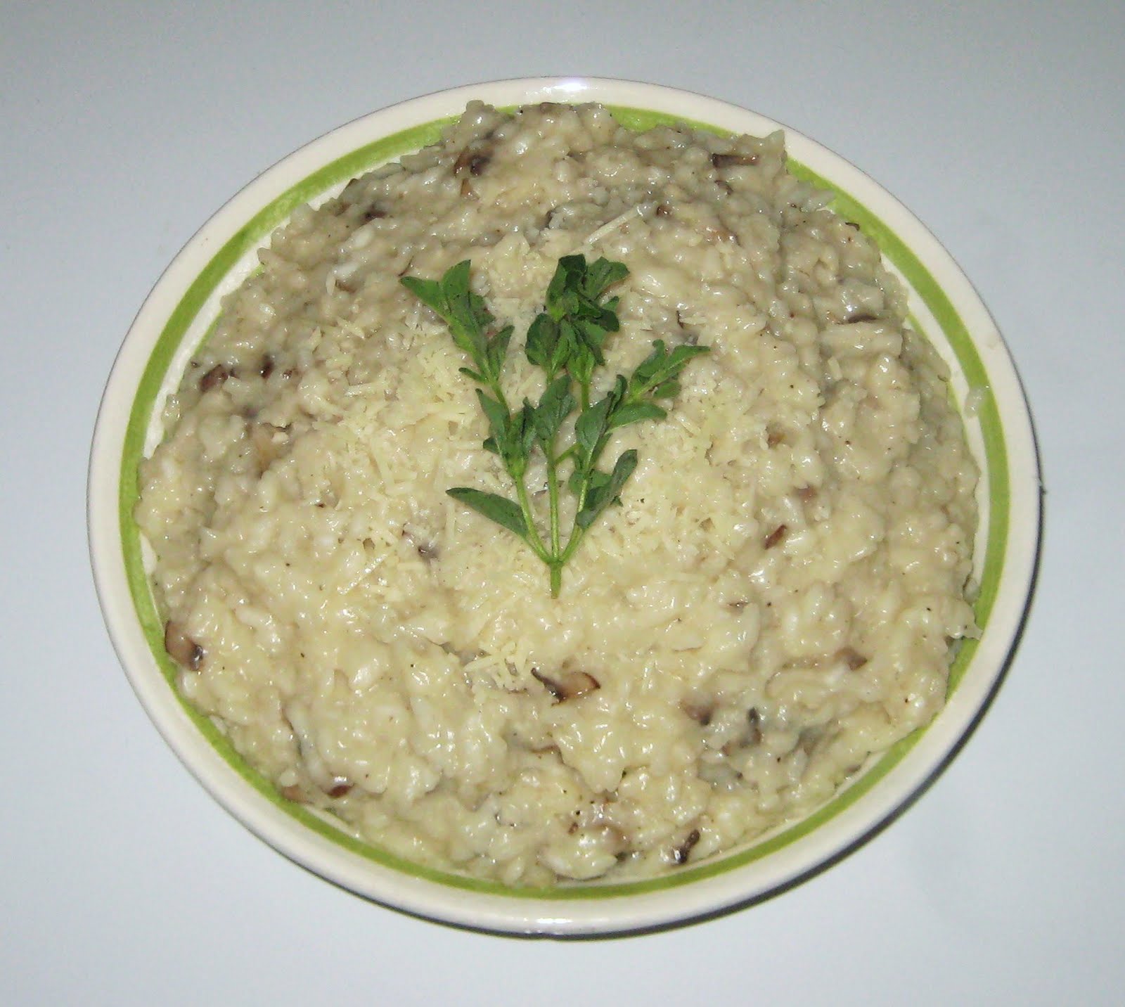 Little Kate, Big Taste MUSHROOM RISOTTO